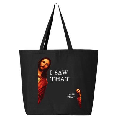 Funny Jesus Bible Best Joke Quote I Saw That And That 25L Jumbo Tote