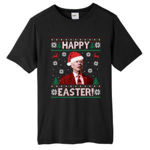 Funny Joe Biden Christmas Happy Easter Ugly Sweater Xmas Gift Tall Fusion ChromaSoft Performance T-Shirt