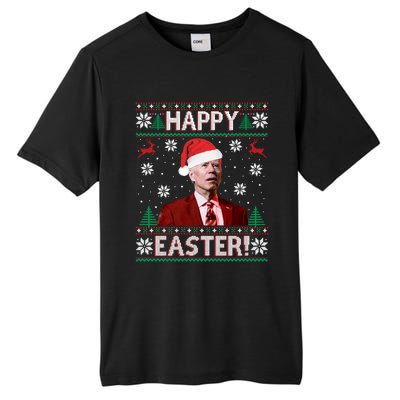 Funny Joe Biden Christmas Happy Easter Ugly Sweater Xmas Gift Tall Fusion ChromaSoft Performance T-Shirt