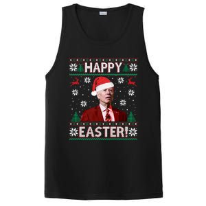 Funny Joe Biden Christmas Happy Easter Ugly Sweater Xmas Gift PosiCharge Competitor Tank