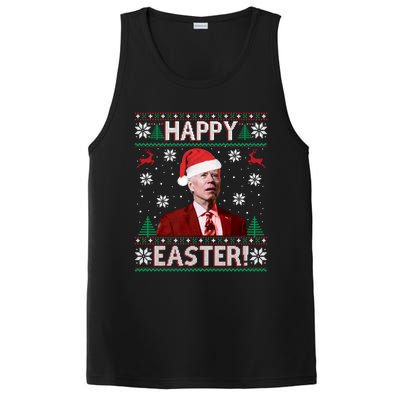 Funny Joe Biden Christmas Happy Easter Ugly Sweater Xmas Gift PosiCharge Competitor Tank