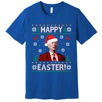 Funny Joe Biden Christmas Happy Easter Ugly Sweater Xmas Gift Premium T-Shirt