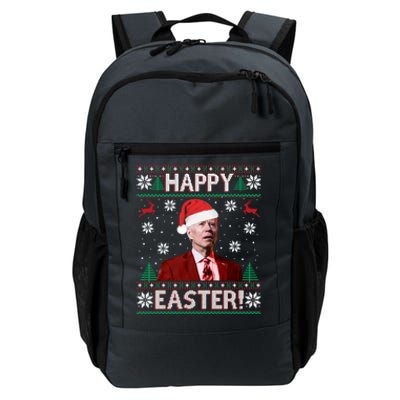 Funny Joe Biden Christmas Happy Easter Ugly Sweater Xmas Gift Daily Commute Backpack