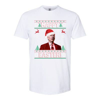 Funny Joe Biden Christmas Happy Easter Ugly Sweater Xmas Gift Softstyle CVC T-Shirt