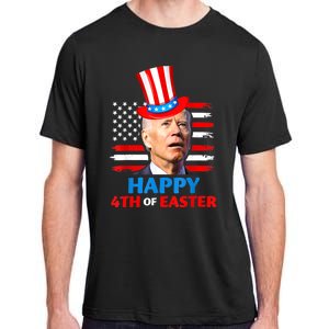 Funny Joe Biden Happy 4th Of Easter Confused 4th Of July Adult ChromaSoft Performance T-Shirt