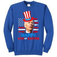 Funny Joe Biden Happy 4th Of Easter Confused 4th Of July Sweatshirt