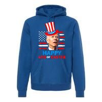 Funny Joe Biden Happy 4th Of Easter Confused 4th Of July Premium Hoodie