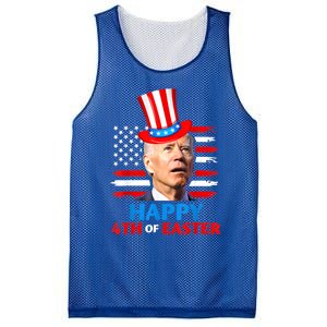 Funny Joe Biden Happy 4th Of Easter Confused 4th Of July Mesh Reversible Basketball Jersey Tank