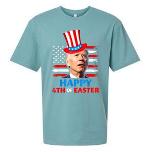 Funny Joe Biden Happy 4th Of Easter Confused 4th Of July Sueded Cloud Jersey T-Shirt