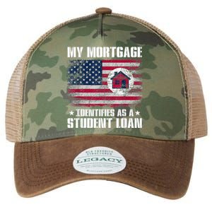 Funny Joe Biden My Mortgage Identifies As A Student Loan Legacy Tie Dye Trucker Hat