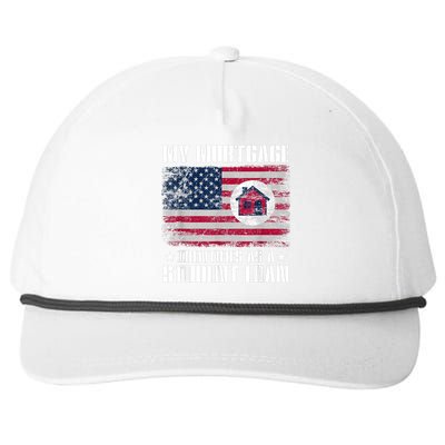 Funny Joe Biden My Mortgage Identifies As A Student Loan Snapback Five-Panel Rope Hat