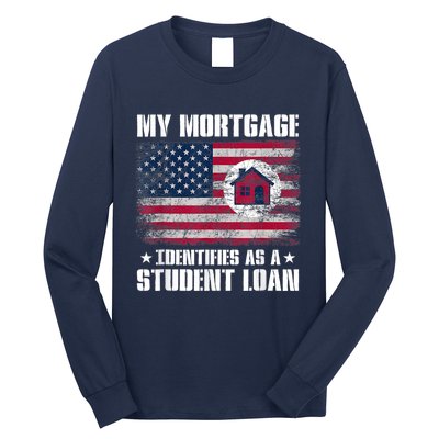 Funny Joe Biden My Mortgage Identifies As A Student Loan Long Sleeve Shirt