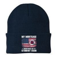 Funny Joe Biden My Mortgage Identifies As A Student Loan Knit Cap Winter Beanie