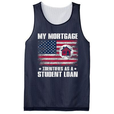 Funny Joe Biden My Mortgage Identifies As A Student Loan Mesh Reversible Basketball Jersey Tank