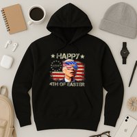 Funny Joe Biden 4th Of July Happy 4th Of Easter Us Flag Hoodie