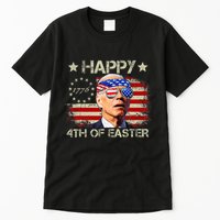 Funny Joe Biden 4th Of July Happy 4th Of Easter Us Flag Tall T-Shirt