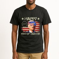 Funny Joe Biden 4th Of July Happy 4th Of Easter Us Flag Tall T-Shirt