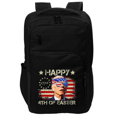 Funny Joe Biden 4th Of July Happy 4th Of Easter Us Flag Impact Tech Backpack