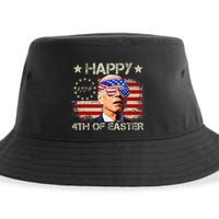 Funny Joe Biden 4th Of July Happy 4th Of Easter Us Flag Sustainable Bucket Hat