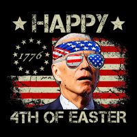 Funny Joe Biden 4th Of July Happy 4th Of Easter Us Flag Sustainable Bucket Hat