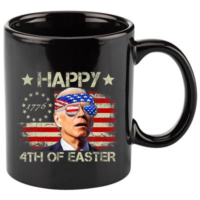 Funny Joe Biden 4th Of July Happy 4th Of Easter Us Flag 11oz C Handle Ceramic Mug
