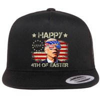 Funny Joe Biden 4th Of July Happy 4th Of Easter Us Flag Flatbill Hat