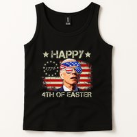 Funny Joe Biden 4th Of July Happy 4th Of Easter Us Flag Tank Top