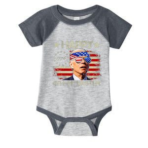 Funny Joe Biden 4th Of July Happy 4th Of Easter Us Flag Infant Baby Jersey Bodysuit