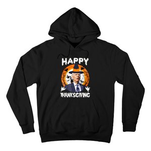 Funny Joe Biden Happy Thanksgiving Confused Happy Halloween Hoodie