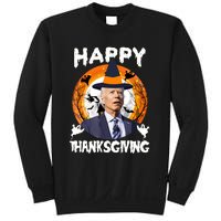 Funny Joe Biden Happy Thanksgiving Confused Happy Halloween Sweatshirt