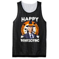 Funny Joe Biden Happy Thanksgiving Confused Happy Halloween Mesh Reversible Basketball Jersey Tank