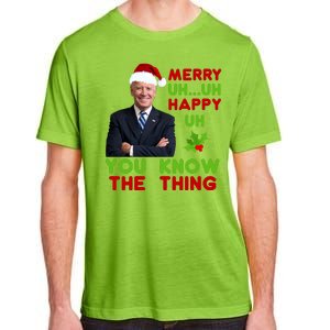 Funny Joe Biden Christmas Adult ChromaSoft Performance T-Shirt