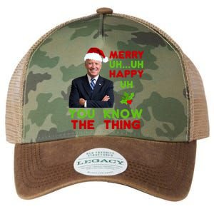 Funny Joe Biden Christmas Legacy Tie Dye Trucker Hat