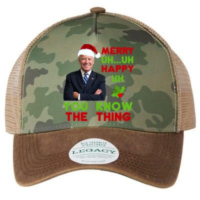 Funny Joe Biden Christmas Legacy Tie Dye Trucker Hat