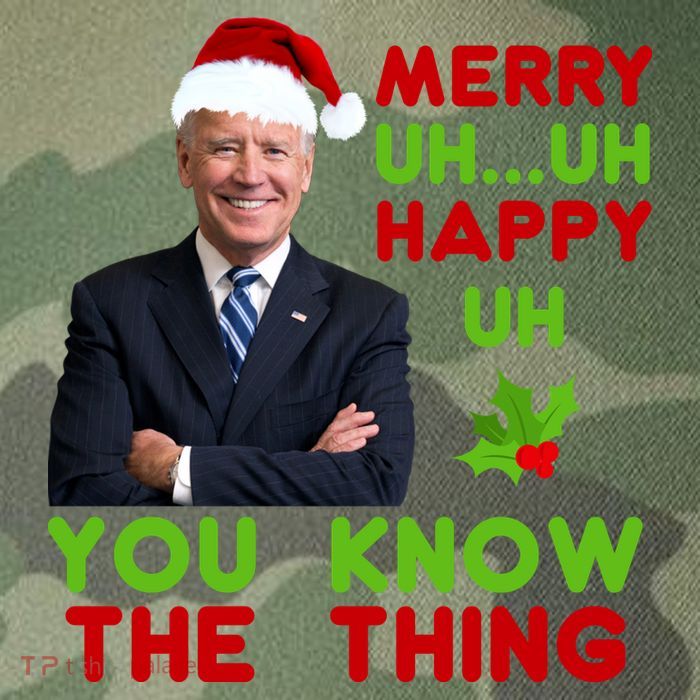 Funny Joe Biden Christmas Legacy Tie Dye Trucker Hat