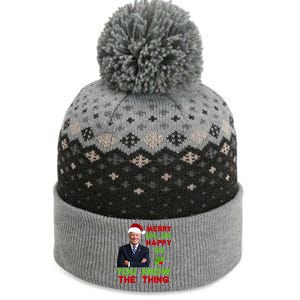 Funny Joe Biden Christmas The Baniff Cuffed Pom Beanie