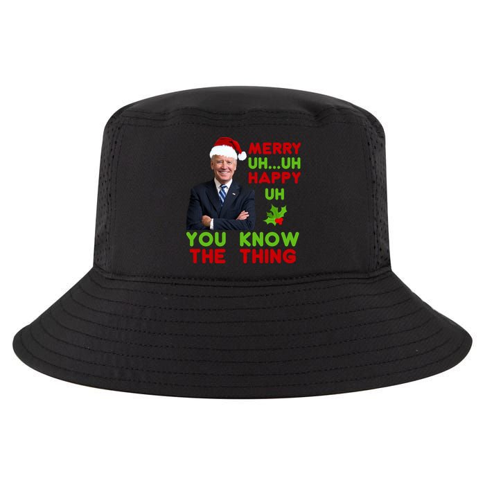 Funny Joe Biden Christmas Cool Comfort Performance Bucket Hat
