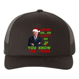 Funny Joe Biden Christmas Yupoong Adult 5-Panel Trucker Hat