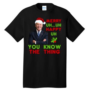 Funny Joe Biden Christmas Tall T-Shirt