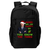 Funny Joe Biden Christmas Daily Commute Backpack