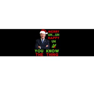 Funny Joe Biden Christmas Bumper Sticker