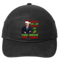 Funny Joe Biden Christmas 7-Panel Snapback Hat