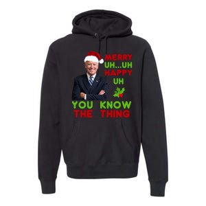 Funny Joe Biden Christmas Premium Hoodie