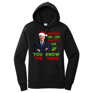 Funny Joe Biden Christmas Women's Pullover Hoodie