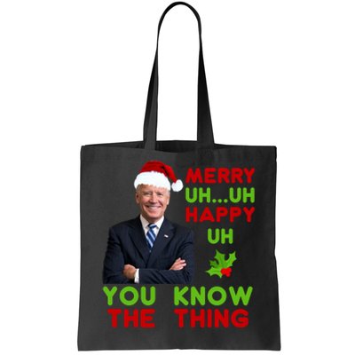 Funny Joe Biden Christmas Tote Bag