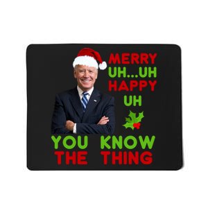 Funny Joe Biden Christmas Mousepad