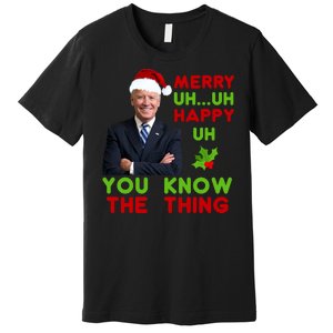 Funny Joe Biden Christmas Premium T-Shirt