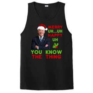 Funny Joe Biden Christmas PosiCharge Competitor Tank