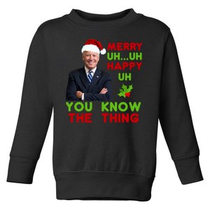 Funny Joe Biden Christmas Toddler Sweatshirt