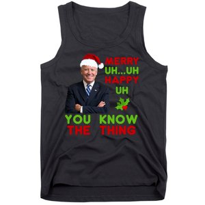 Funny Joe Biden Christmas Tank Top